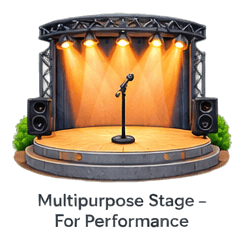 Multipurpose Stage – For Performance