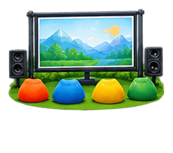 Outdoor Screening Provision & Audio Facility